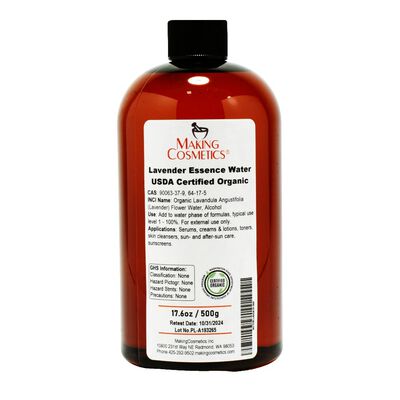Lavender Essence Water, USDA Certified Organic