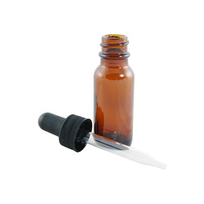 Amber Glass Bottle with Dropper (Sera) - 15ml