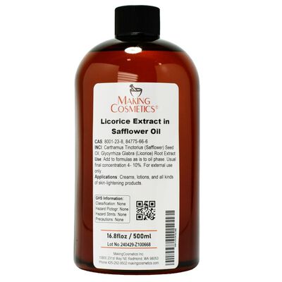 Licorice Extract in Safflower Oil