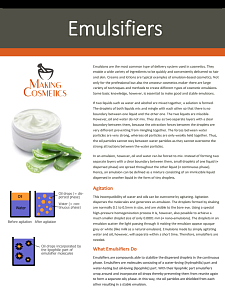 Whitepaper Emulsifiers