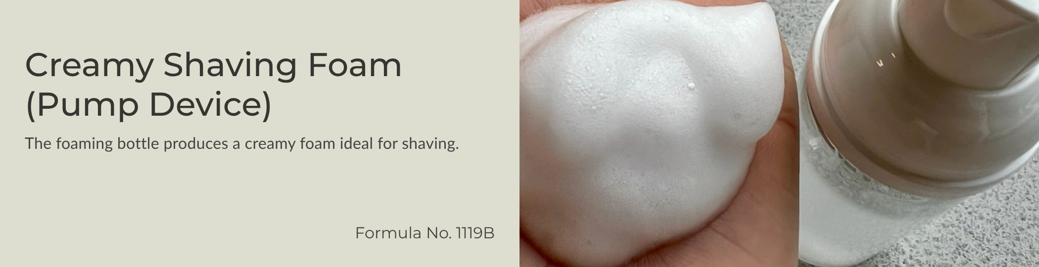 Creamy Shaving Foam