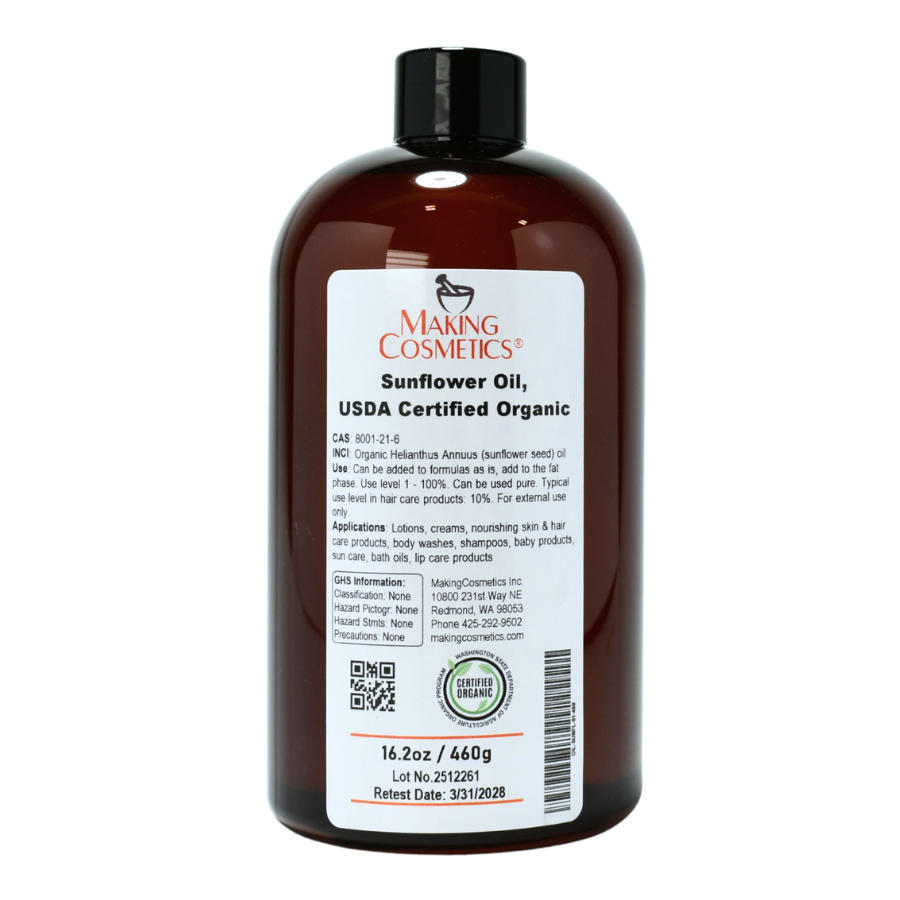 Sunflower Oil, USDA Certified Organic image number 0