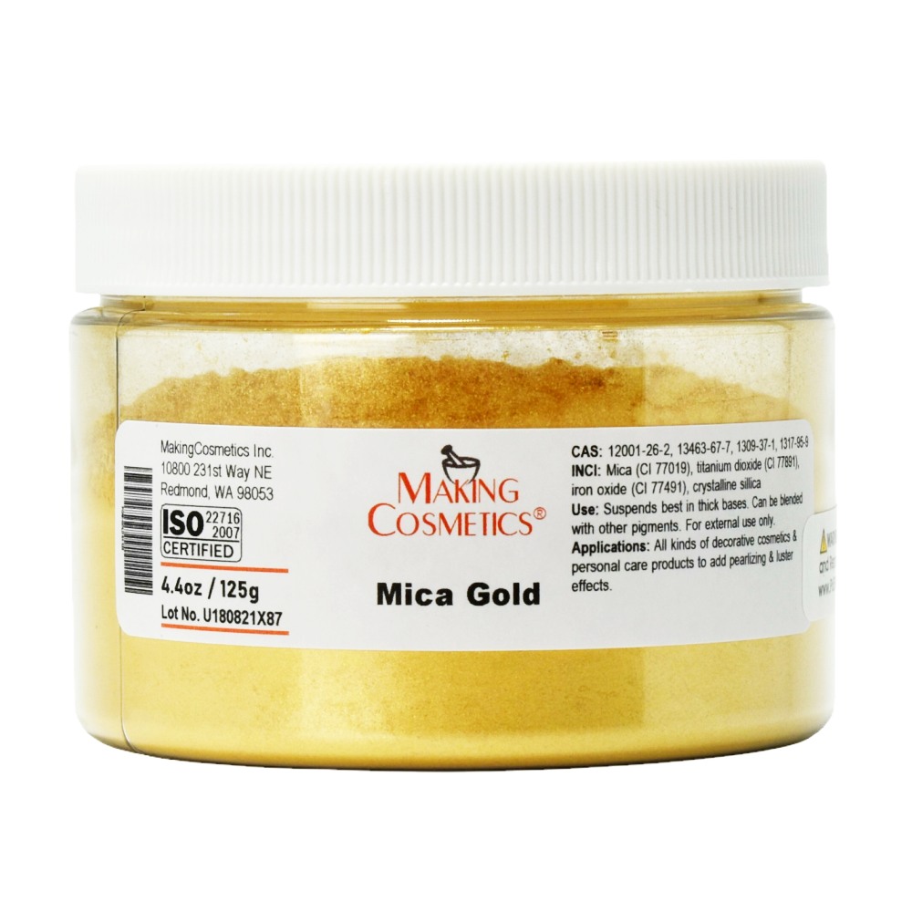 Gold Mica Flakes – Mica Mania & More