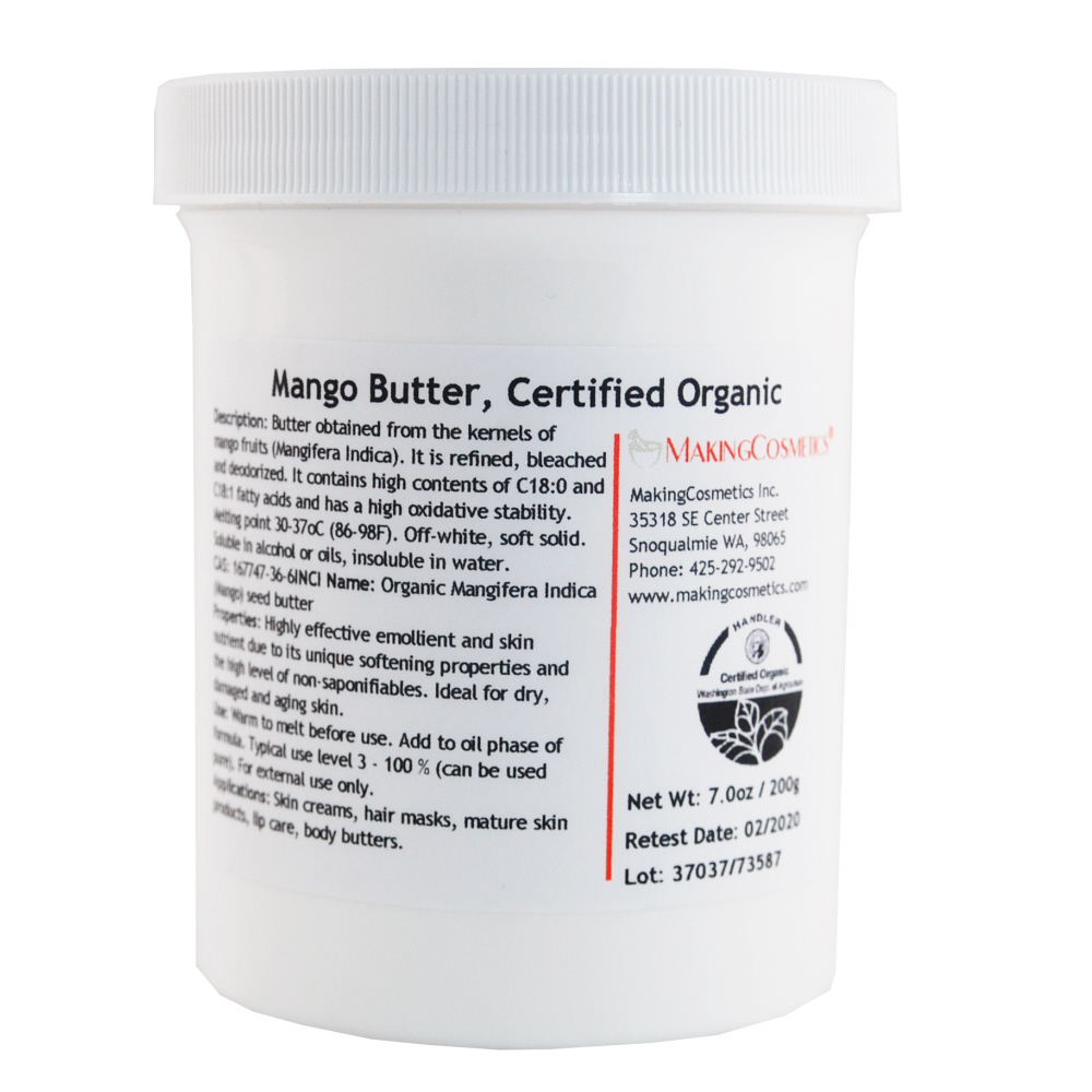 Mango Butter, USDA Certified Organic image number null