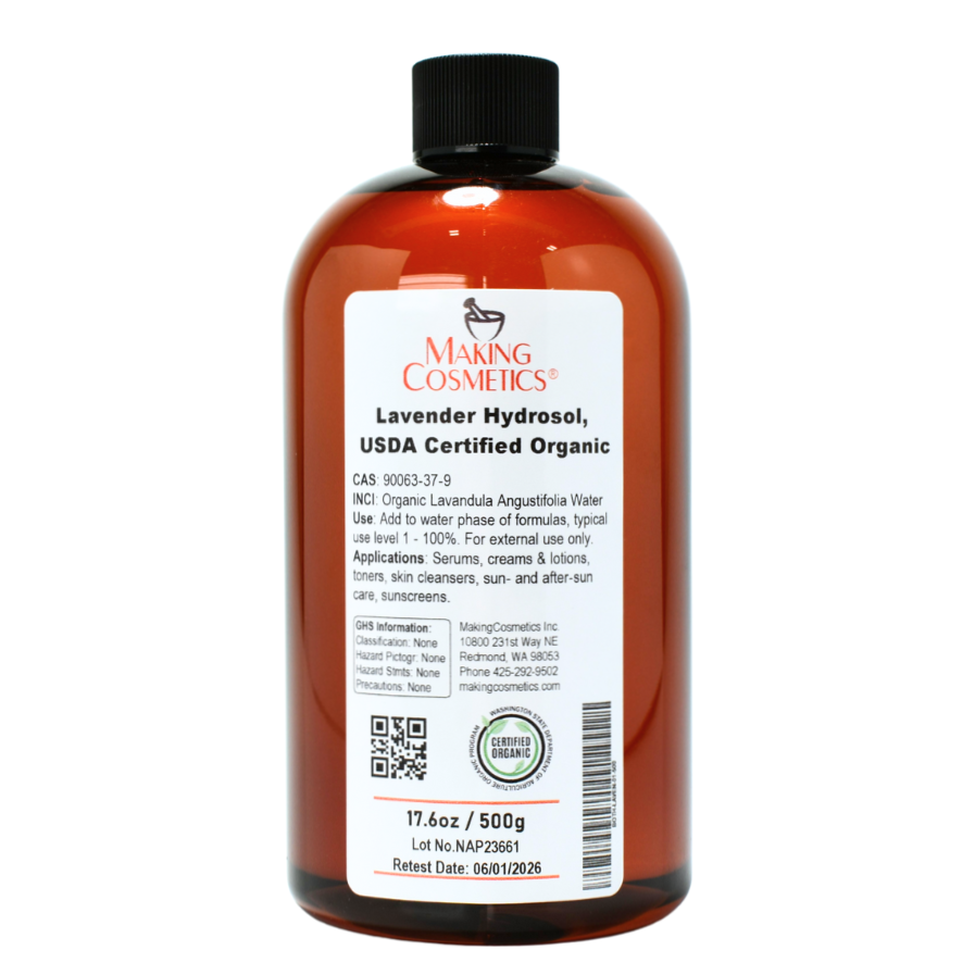 Lavender Hydrosol, USDA Certified Organic image number 0