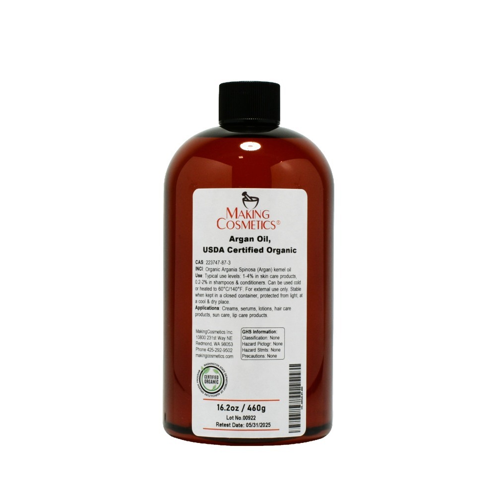 Argan Oil, USDA Certified Organic 178 | MakingCosmetics Argan Oil, USDA Certified Organic 178 | MakingCosmetics
