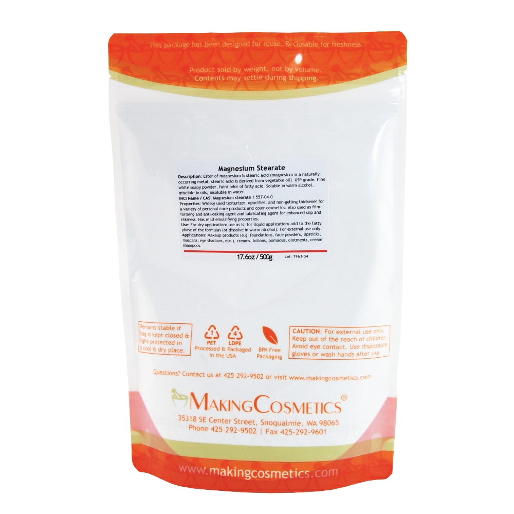 Magnesium Stearate, USP 297 MakingCosmetics