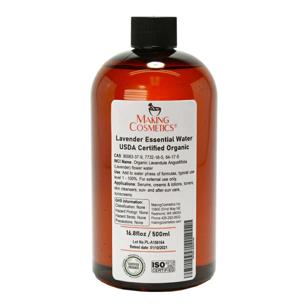 Lavender Essence Water, USDA Certified Organic image number null