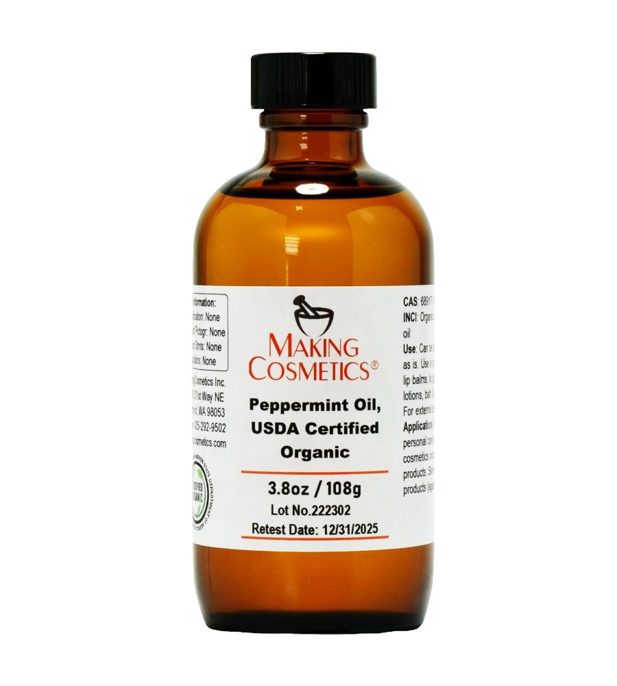 Peppermint Oil, USDA Certified Organic 136 MakingCosmetics